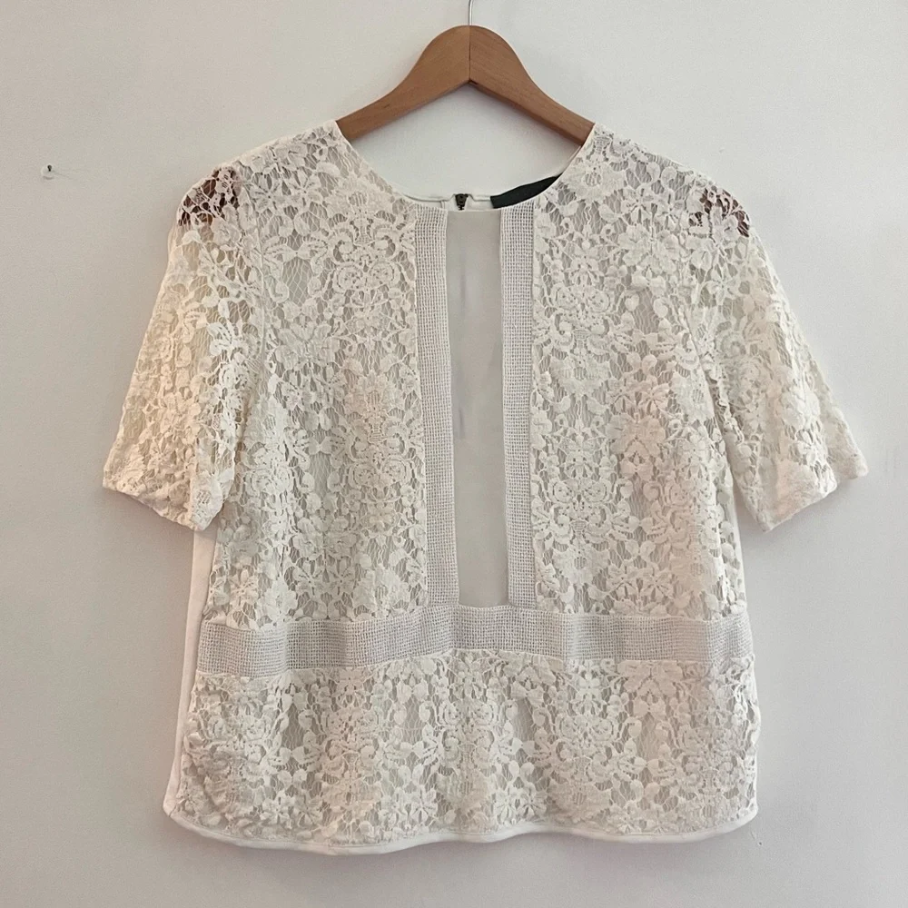 Anthropologie Lace Top - Picture 6 of 6